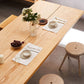 Natural Solid Wood Dining Table Modern Restaurant Furniture with Acrylic Double Pedestal Clearhalo 'Dining Tables & Seating' 'Dining Tables' 'dining_table' 'furn' 'furn_dining_table' 'Furniture' 'Kitchen & Dining Furniture' 1200x1200_bcfccf9f-5db0-44d6-9fe3-6e89000d96d5