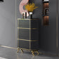 Baule portaoggetti verticale Glam Lingerie Stone con cassetti per camera da letto