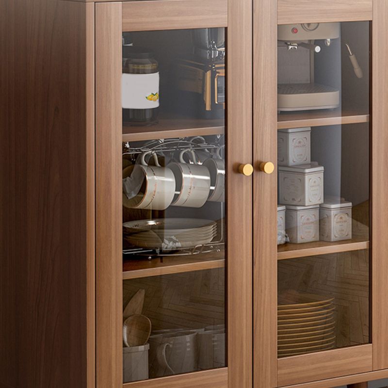 Cuffet contemporanee a buffet a buffet in legno con armadi e cassetti