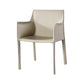 Designer Style Home Saddle Leather Arm Chair Matte Finish Solid Back Single Dining Chair Clearhalo ' kitchen&dining_furn' 'Dining Chairs' 'Dining Tables & Seating' 'dining_chair' 'furn' 'furn_dining_chair' 'Furniture' 'furniture_dining_chair' 'Kitchen & Dining Furniture' 'kitchen' 1200x1200_bcfe802e-8ecb-4d72-8526-d99ce7ebad9b