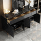 Modern Sideboard Buffet Cabinets Buffet Table with 4-Drawer and 4-Door Clearhalo 'buffet_sideboard' 'Buffets & Sideboards' 'furn' 'furn_buffet_sideboard' 'Furniture' 'Kitchen & Dining Furniture' 1200x1200_bcff85c3-040e-45bf-b8d1-f42c00150b75