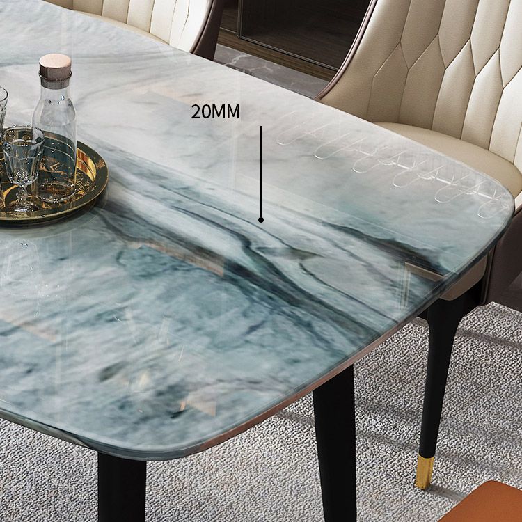 Rectangle Dining Site Table Contemporary 4 Legs Dining Room Table Clearhalo 'Dining Tables & Seating' 'Dining Tables' 'dining_table' 'furn' 'furn_dining_table' 'Furniture' 'Kitchen & Dining Furniture' 1200x1200_bd048ea2-dbeb-4b35-9350-85402015086c
