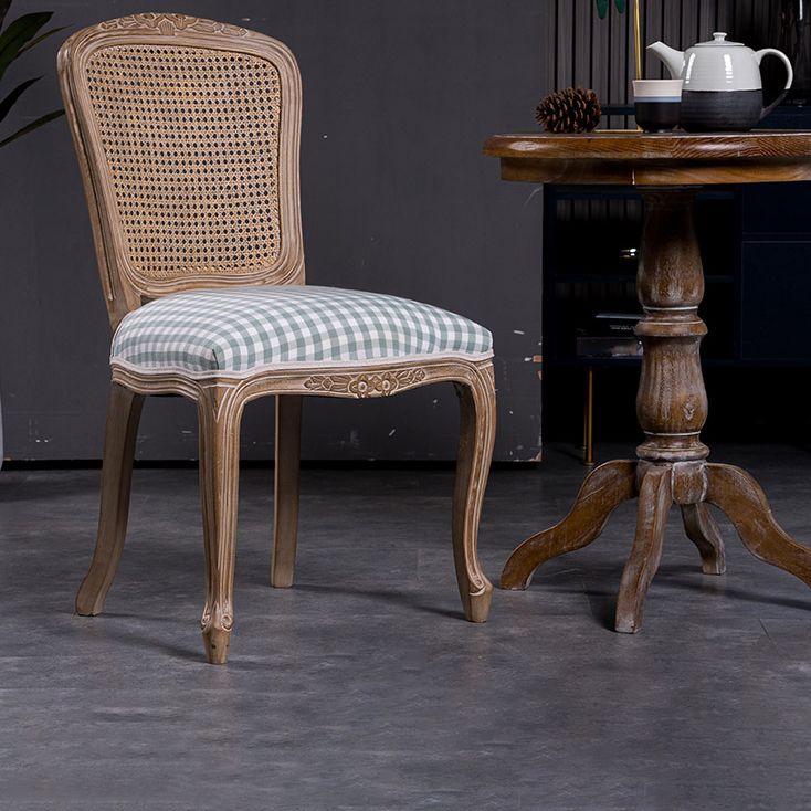 Solid Wood Country Style Dining Room Chairs Matte Finish Cane Back Dining Chairs Clearhalo ' kitchen&dining_furn' 'Dining Chairs' 'Dining Tables & Seating' 'dining_chair' 'furn' 'furn_dining_chair' 'Furniture' 'furniture_dining_chair' 'Kitchen & Dining Furniture' 'kitchen' 1200x1200_bd054a63-1791-41af-a05f-7db9c10731d9