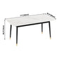 Industrial Home Sintered Stone Dining Table 4 Legs Base Rectangle Table Clearhalo ' dining_table' 'Dining Tables & Seating' 'Dining Tables' 'furn' 'furn_dining_table' 'Furniture' 'furniture_dining_table' 'Kitchen & Dining Furniture' 'kitchen&dining_furn' 'kitchen' 'kitchen_dining_table' 1200x1200_bd06686d-203a-455d-be4b-da85e404b63b