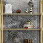 Glam Style Bookcase 12"W 79"H Open Back Bookshelf for Study Room Home Office Clearhalo 'Bookcases' 'furn' 'furn_bookcases' 'Furniture' 'furniture_bookcases' 'kitchen' 'kitchen_bookcases' 'Living Room Furniture' 'Office Furniture' 1200x1200_bd089051-538e-4631-ad7e-cab4ec2d30db