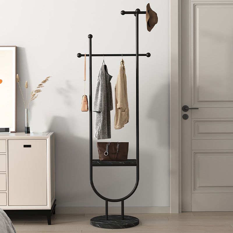 Zeitgenössischer Metallhalle-Hall-Stand 1-Shelf 70,87 "hoher Eingangshalle Baumbaum