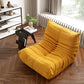 Armless Chair with Tufted Back 35.43" Wide Velvet Chair for Living Room