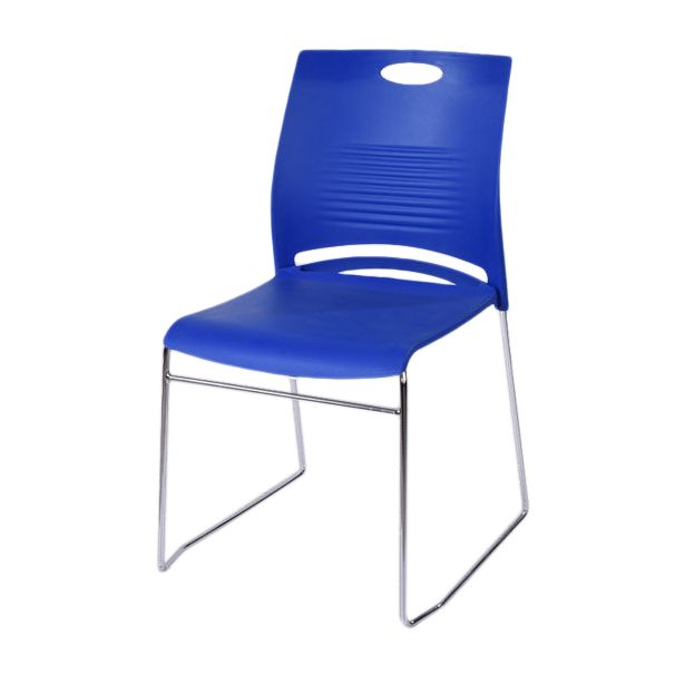 Moderner Konferenzstuhl mit ergonomischer Office -Stuhl im mittleren Rücken mit Metallrahmen