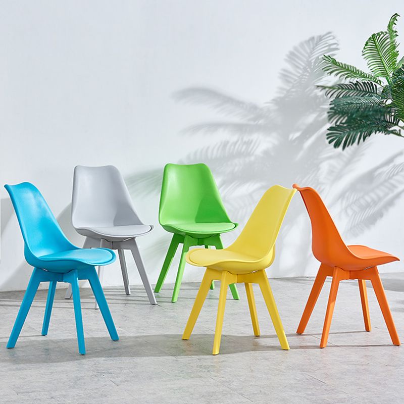 Upholstered Armless Dining Chairs Solid Back Side Chairs with Wood Legs Clearhalo ' kitchen&dining_furn' 'Dining Chairs' 'Dining Tables & Seating' 'dining_chair' 'Furniture' 'furniture_dining_chair' 'Kitchen & Dining Furniture' 'kitchen' 1200x1200_bd09e913-393d-471a-8efc-b068d8780b25