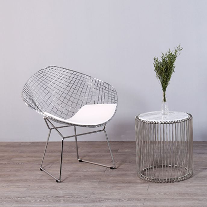 Scandinavian Armless Dining Chairs Upholstered Dining Side Chairs with Metal Legs Clearhalo ' kitchen&dining_furn' 'Dining Chairs' 'Dining Tables & Seating' 'dining_chair' 'furn' 'furn_dining_chair' 'Furniture' 'furniture_dining_chair' 'Kitchen & Dining Furniture' 'kitchen' 1200x1200_bd0a5dc7-8180-42c2-81c3-e26a80dbb859