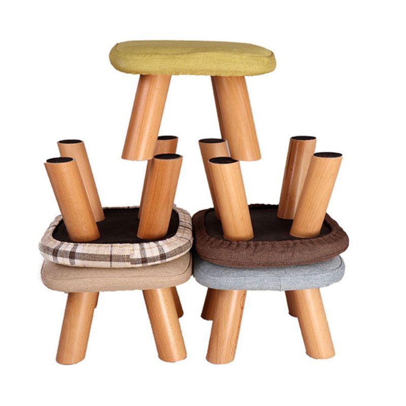 Modern Watermelon Standard Tear Resistant Round Standard for Living Room Clearhalo 'furn' 'furn_ottomans_poufs' 'Furniture' 'Living Room Furniture' 'Ottomans & Poufs' 'ottomans_poufs' 1200x1200_bd0be198-67d2-4575-a70b-2709a5765b94