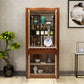 Mid-Century Modern Floor Solid Wood Wine Bottle & Glass Rack Clearhalo 'furn' 'furn_wine_racks' 'Furniture' 'Kitchen & Dining Furniture' 'Wine Racks' 'wine_racks' 1200x1200_bd0ca35f-4127-49c0-a7f2-19fdb867838b