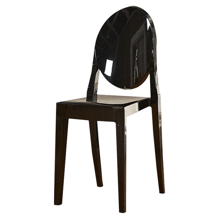 Contemporary Modern Acrylic Dining Room Side Chair Open Back Chair Clearhalo ' kitchen&dining_furn' 'Dining Chairs' 'Dining Tables & Seating' 'dining_chair' 'furn' 'furn_dining_chair' 'Furniture' 'furniture_dining_chair' 'Kitchen & Dining Furniture' 'kitchen' 1200x1200_bd0f3489-0f81-4f0b-aff5-ad0d6802b3f0