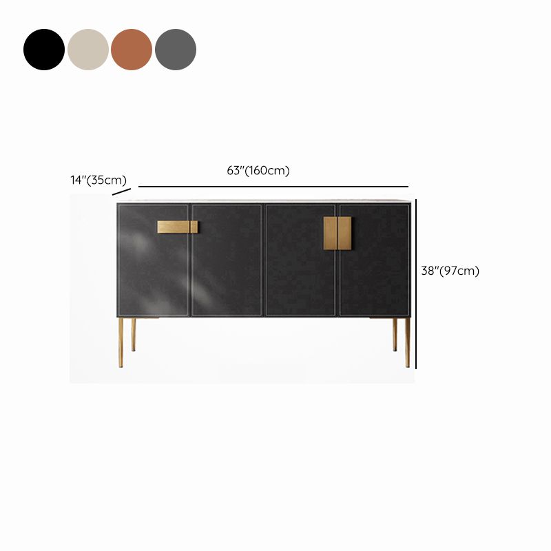 Modernism Stone Singboard Table Table Se incluye aparador para sala de estar