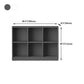 Wooden Standard Bookshelf Modern Closed Back Bookcase for Home Office