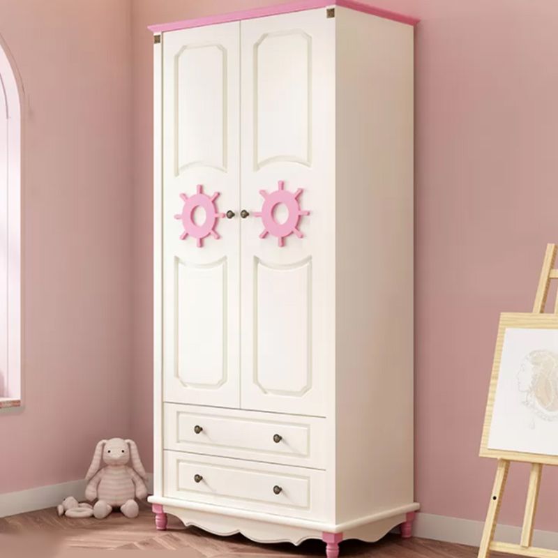 Coastal scharnierende deur opbergkast met laden vervaardigd houten matte afwerking kast