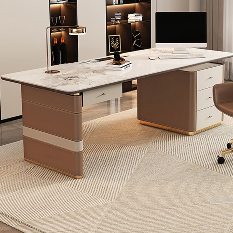 Rectangle fritté de bureau de bureau de bureau glamour glamour