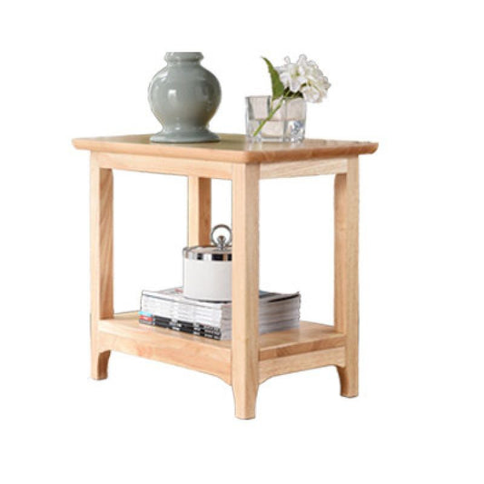 Rectangular Coffee Table with 4 Legs in Wood/black/walnut Rubber Cocktail Table Clearhalo 'Coffee & Accent Tables' 'Coffee Tables' 'coffee_tables' 'furn' 'furn_coffee_tables' 'Furniture' 'furniture_coffee_tables' 'Living Room Furniture' 1200x1200_bd12ab33-b916-48ec-816e-e72c9fd9fdf8