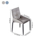 Contemporary Home Side Chair Solid Back Metal Upholstered Dining Room Chair (Set of 2) Clearhalo ' kitchen&dining_furn' 'Dining Chairs' 'Dining Tables & Seating' 'dining_chair' 'furn' 'furn_dining_chair' 'Furniture' 'furniture_dining_chair' 'Kitchen & Dining Furniture' 'kitchen' 1200x1200_bd131da2-046e-44af-b714-3a1518106b56