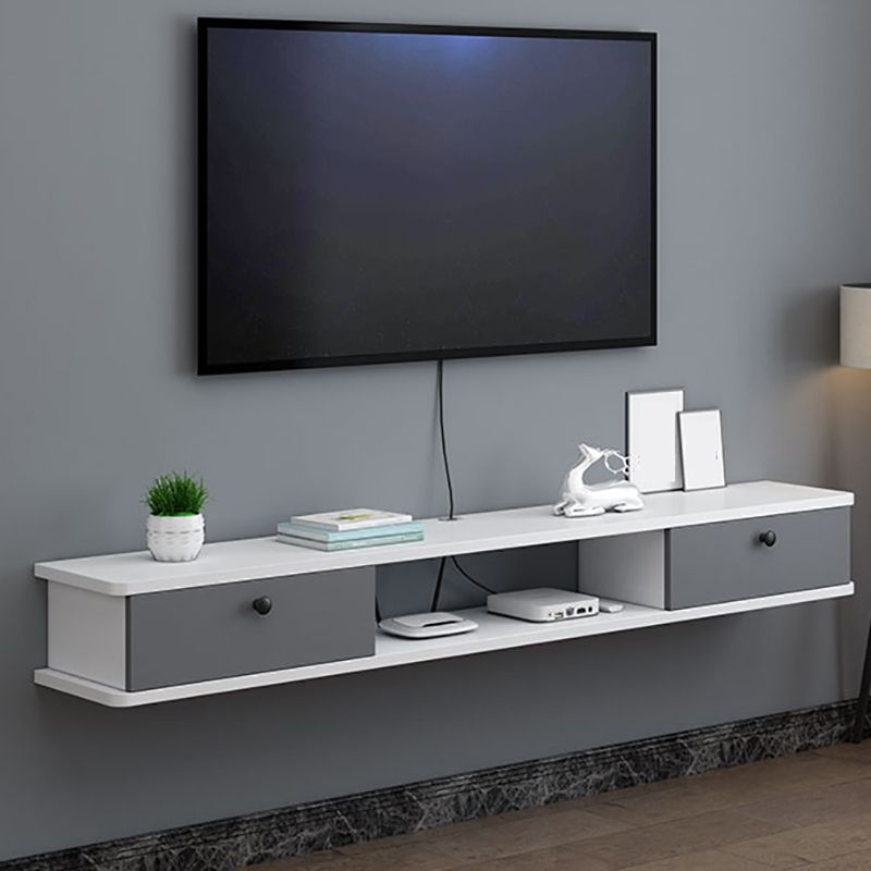 Engineered Wood TV Stand Modern Wall-mounted TV Cabinet with 2 Doors Clearhalo 'furn' 'furn_tv_stands_entertainment_centers' 'Furniture' 'Living Room Furniture' 'TV Stands & Entertainment Centers' 'TV Stands & Media Storage Furniture' 'tv_stands_entertainment_centers' 1200x1200_bd13a2df-91f3-44e7-a32b-e71e7eeefaf6