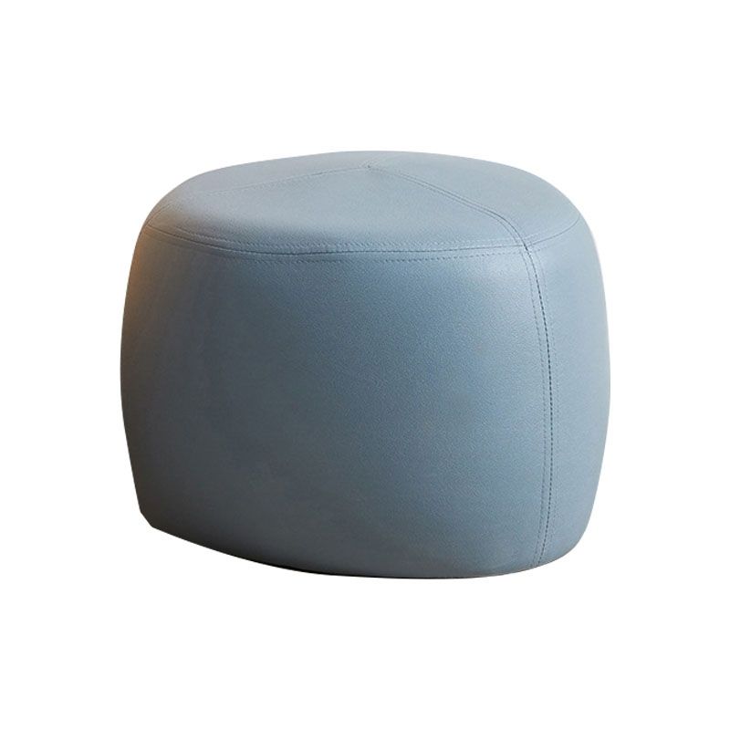 Modern Pouf Ottoman Faux Leather Upholstered Solid Color Triangle Shape Ottoman Clearhalo 'furn' 'furn_ottomans_poufs' 'Furniture' 'Living Room Furniture' 'Ottomans & Poufs' 'ottomans_poufs' 1200x1200_bd14131c-c358-41df-9e1d-10047b112453