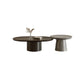 Table de cocktail contemporaine sur pied Table de cocktail basse en bois