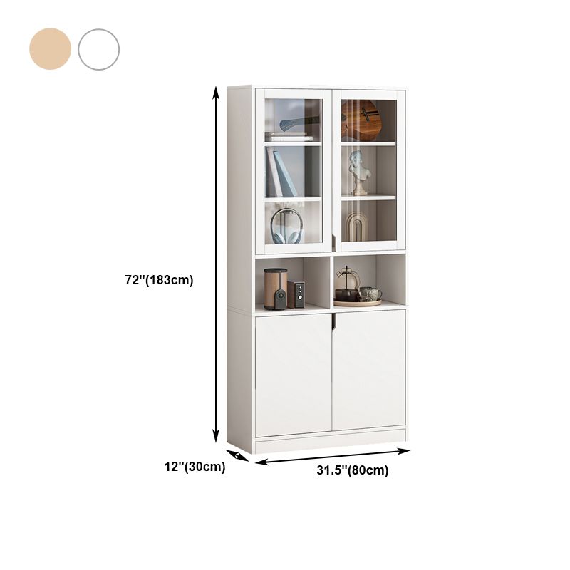 Standard Book Shelf Scandinavian Shelf Bookcase for Study Room Clearhalo 'Bookcases' 'furn' 'furn_bookcases' 'Furniture' 'Office Furniture' 1200x1200_bd16d71f-fb42-400b-ac37-631cf733be65
