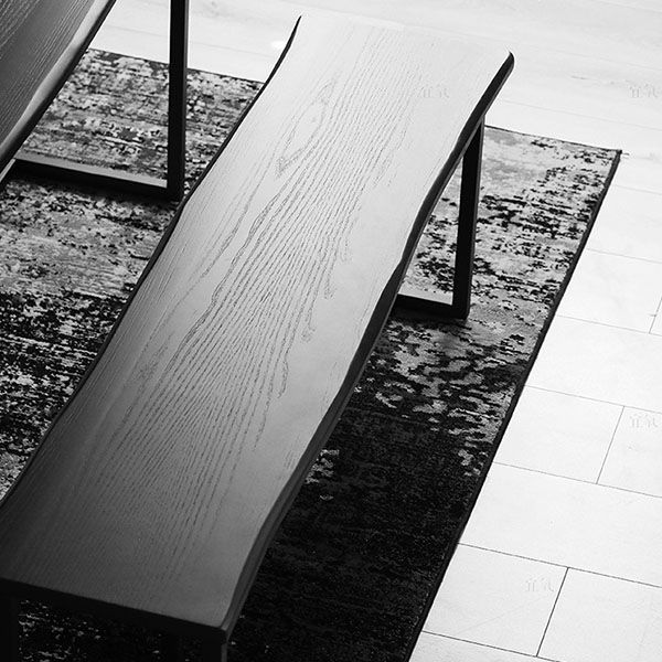 Ensemble de salle à manger moderne 1/2 pièces, Table à manger rectangulaire en bois pour salon