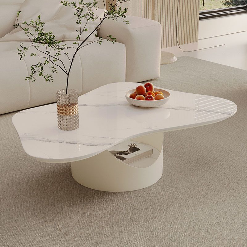 Modern Abstract Coffee Table with Storage Geometric Cocktail Table Clearhalo 'Coffee & Accent Tables' 'Coffee Tables' 'coffee_tables' 'furn' 'furn_coffee_tables' 'Furniture' 'Living Room Furniture' 1200x1200_bd1a3f09-e8af-41ef-b33e-dfa83d22efdf