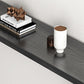 Contemporary Wooden Console Accent Table with Acrylic Bracket for Hall