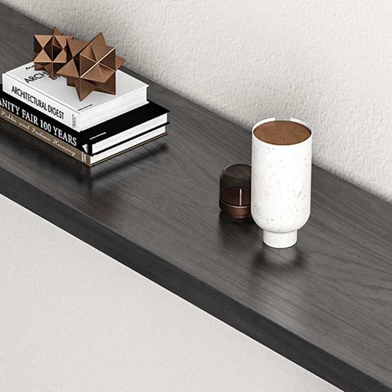 Contemporary Wooden Console Accent Table with Acrylic Bracket for Hall