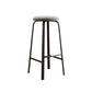 Modern Stackable Armless Counter Stool Iron Bar Stool with Cushion and Pedal for Cafe Clearhalo 'Bar Furniture' 'Bar Stools' 'bar_stools' 'furn' 'furn_bar_stools' 'Furniture' 'Kitchen & Dining Furniture' 1200x1200_bd1b6a4d-0865-4354-bf5d-b25b89433e9c