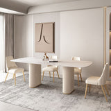 Nordic 1/4/5/7 pezzi set da pranzo tavolo da pranzo in legno in pietra per sala da pranzo