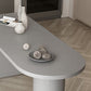 Mesa de bar de madera interior Mesa de altura de barra de pedestal doble industrial