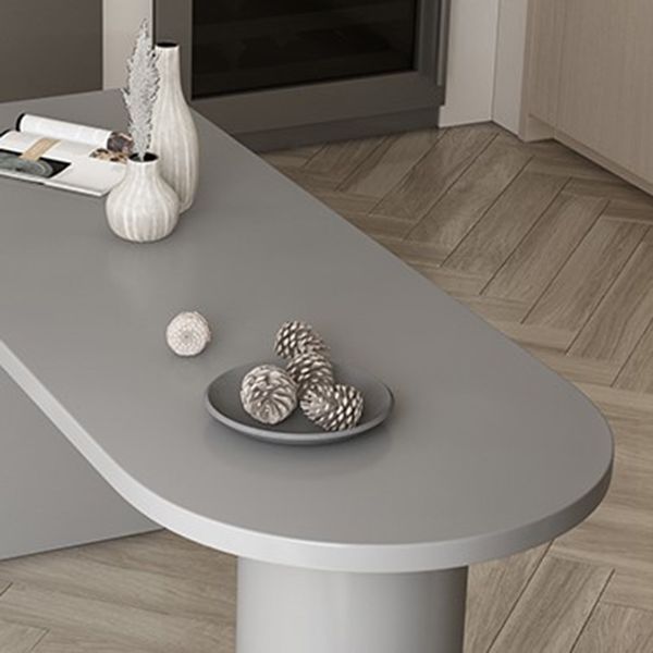 Mesa de bar de madera interior Mesa de altura de barra de pedestal doble industrial