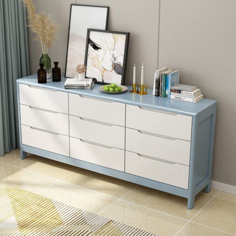 Contemporary Solid Wood Storage Chest Matte Finish Bedroom Dresser Clearhalo 'Bedroom Furniture' 'Dressers & Chests' 'dressers_chests' 'furn' 'furn_dressers_chests' 'Furniture' 1200x1200_bd20d488-3047-40d1-b37b-b7e6e80ae4fa