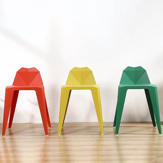 Contemporary Solid Back Dining Side Chair Kitchen Plastic Dining Side Chair Clearhalo ' kitchen&dining_furn' 'Dining Chairs' 'Dining Tables & Seating' 'dining_chair' 'furn' 'furn_dining_chair' 'Furniture' 'furniture_dining_chair' 'Kitchen & Dining Furniture' 'kitchen' 1200x1200_bd20fd41-8c05-416f-80c5-548be8420d6b