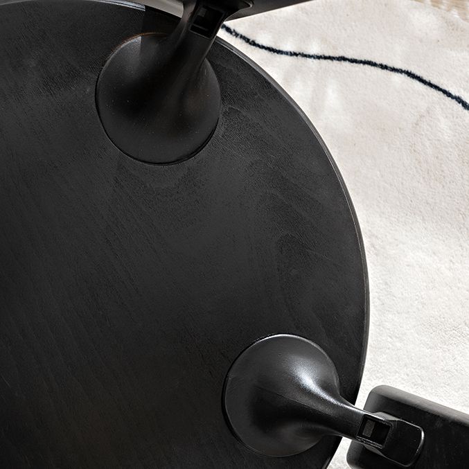 Zeitgenössischer Stil Offener Rücken mit massivem Holz, stapelbarem Essneitenstuhl für Zuhause