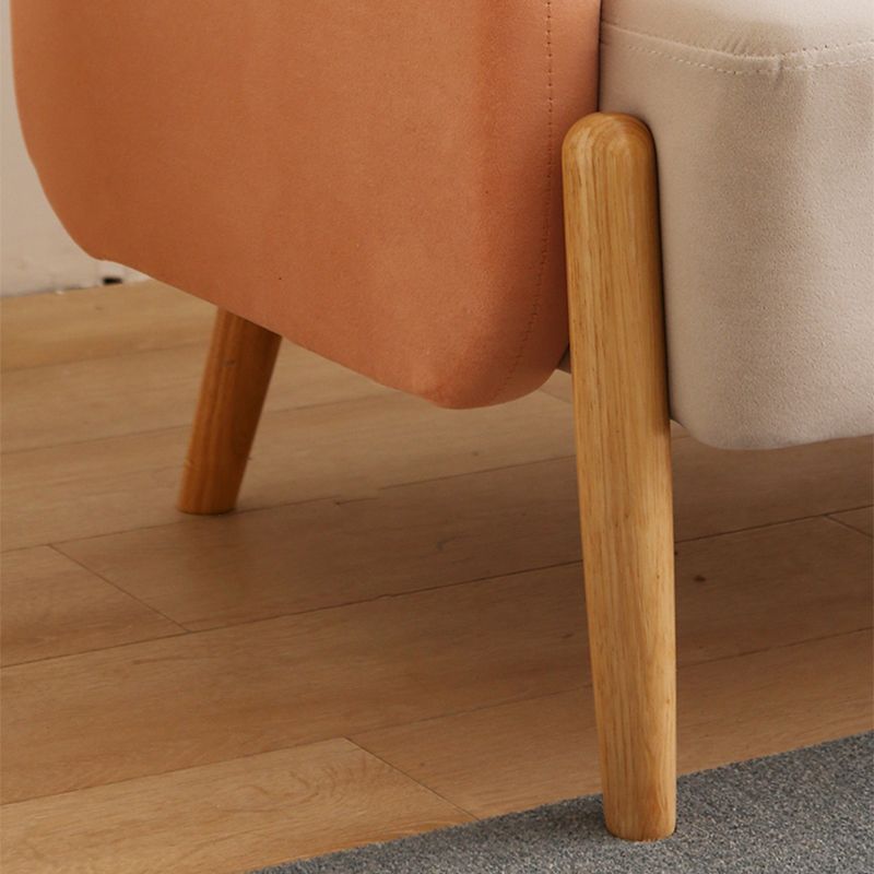 Scandinavian Loveseat with 2 Pillows and Square Arm for Apartment Clearhalo 'furn' 'furn_sofas' 'Furniture' 'furniture_sofas' 'Living Room Furniture' 'Sofa' 'sofas' 1200x1200_bd226d27-17d2-4789-939f-c248a858b151