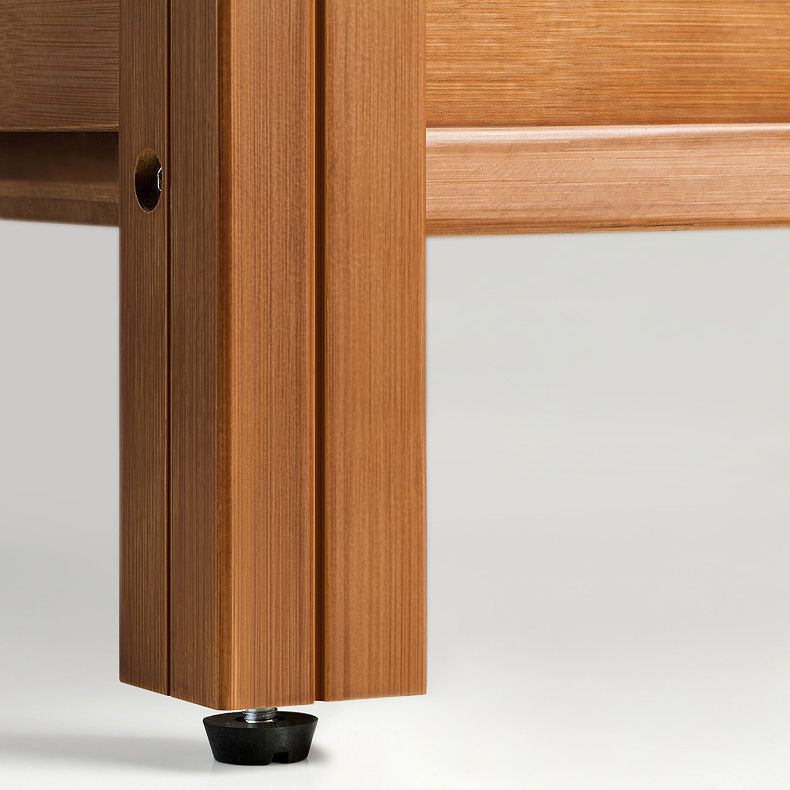 Modern Open Bookshelf Rectangle Wood Bookcase with Shelves for Home