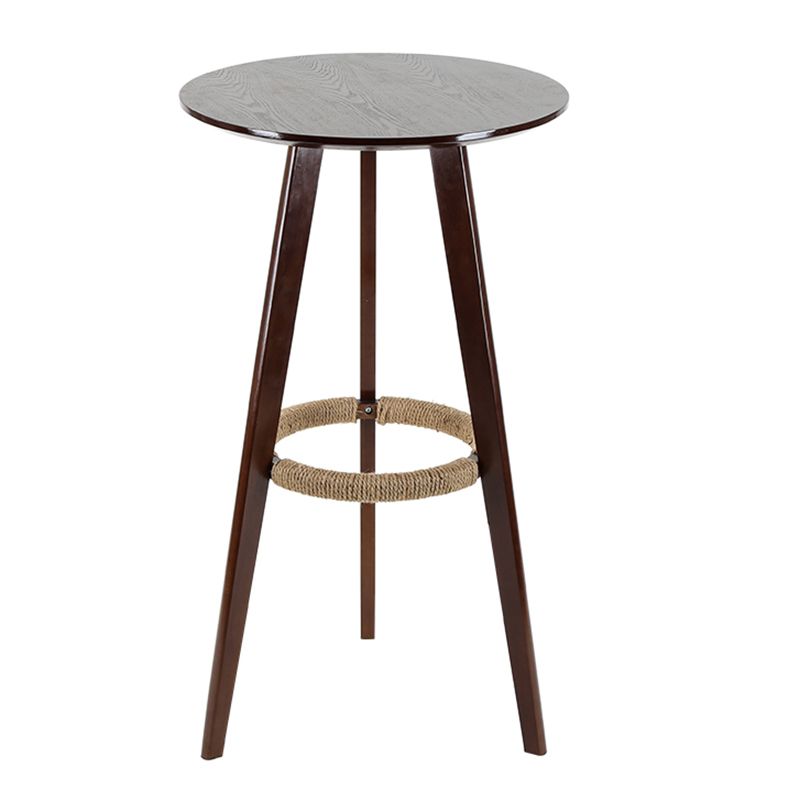 Juego de barra redonda contemporánea, juego de mesa de madera para Pub de 1/3 piezas para el hogar