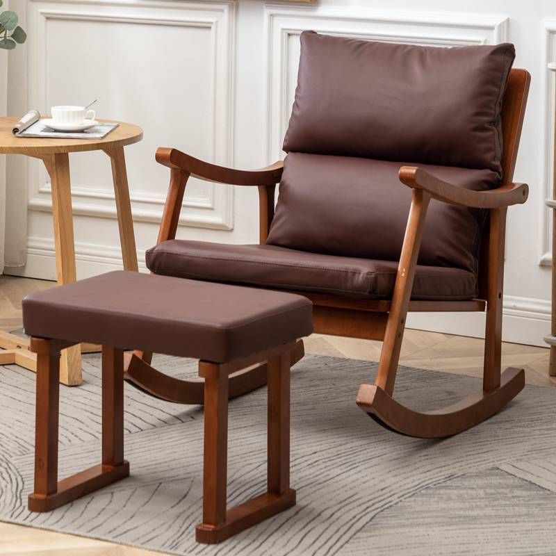 Chaise à bascule du canapé moderne du milieu du siècle chaise à bascule paresseuse pour la maison