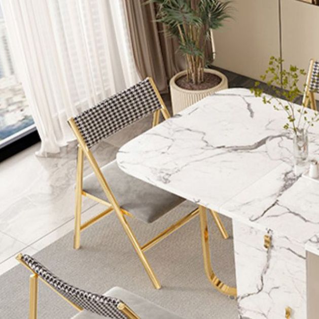 Set di tavoli da pranzo estendibile set da pranzo da 3/7 pezzi per la cucina