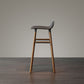 Modern Armless Backrest Counter Stool Wood Household Bar Stool with Plastic Seat Clearhalo 'Bar Furniture' 'Bar Stools' 'bar_stools' 'furn' 'furn_bar_stools' 'furniture_bar_stools' 'Kitchen & Dining Furniture' 'kitchen&dining_furn' 'kitchen' 'kitchen_furn' Furniture' 1200x1200_bd28fe81-839a-4cfb-b23b-118f289fdce2