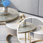 Slate Round Frame Coffee Table Modern Nesting Coffee Table Set with Drawer Clearhalo 'Coffee & Accent Tables' 'Coffee Tables' 'coffee_tables' 'furn' 'furn_coffee_tables' 'Furniture' 'Living Room Furniture' 1200x1200_bd2c0450-51ad-4357-ae8e-f4e22e49d387