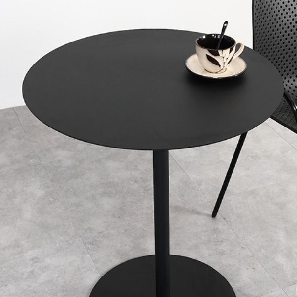 Base de piédestal moderne médiéval Table d'appoint en métal rond / carré