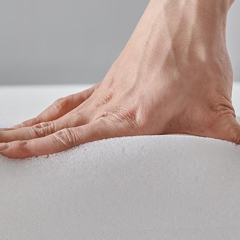 Contemporary Color Block Sofa Stain Resistant Flared Arm Sofa