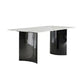 Industrial Dinner Table Stone Rectangle Dining Site Table for Home Clearhalo 'Dining Tables & Seating' 'Dining Tables' 'dining_table' 'furn' 'furn_dining_table' 'Furniture' 'Kitchen & Dining Furniture' 1200x1200_bd2ce12c-b561-4790-b51f-02e89dab50ca