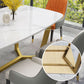 Sintered Stone Table for Restaurant Luxury Rectangle Dining Table with Trestle Base Clearhalo 'Dining Tables & Seating' 'Dining Tables' 'dining_table' 'furn' 'furn_dining_table' 'Furniture' 'furniture_dining_table' 'Kitchen & Dining Furniture' 'kitchen' 'kitchen_dining_table' 1200x1200_bd2e88dc-293f-4cff-b4fa-d9f60c862078