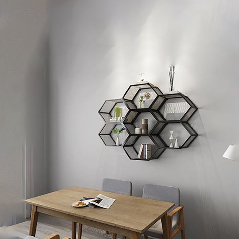 Contemporary 9.8" W Metal Book Shelf Floating Shelf Bookcase for Study Room Clearhalo 'Bookcases' 'furn' 'furn_bookcases' 'Furniture' 'Office Furniture' 1200x1200_bd2efcdc-929e-4152-ab81-e6f0e3f01292